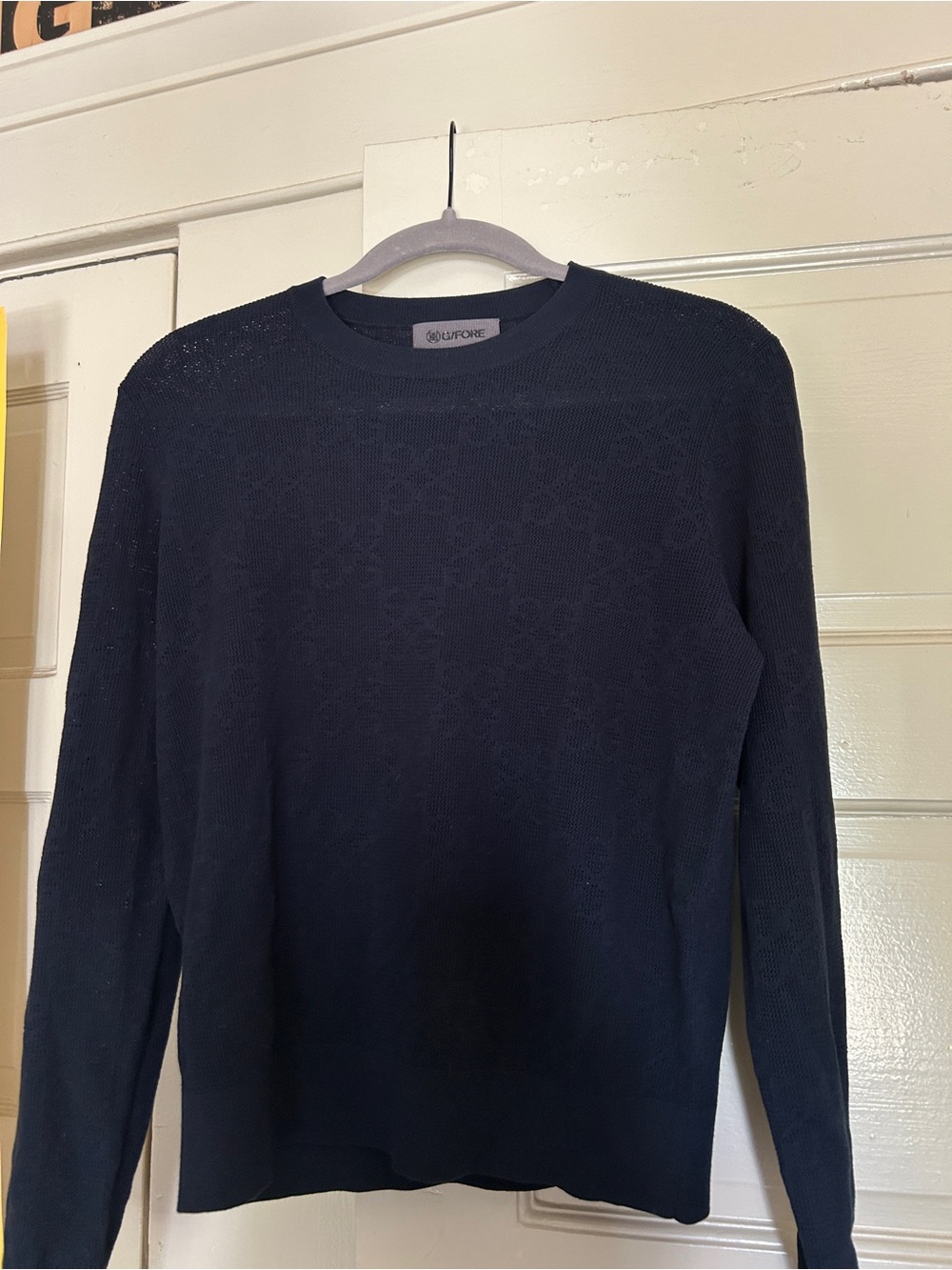 G/FORE Navy Women’s Knit Crewneck Sweater